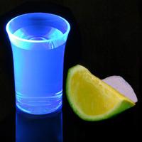 Econ Neon Blue Polystyrene Shot Glasses CE 1.25oz / 35ml (Case of 100)