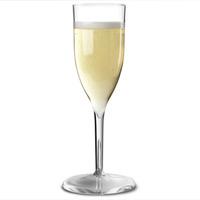Econ Polystyrene Champagne Flutes 6.5oz / 175ml (Case of 50)
