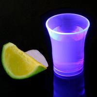 Econ Neon Purple Polystyrene Shot Glasses CE 0.9oz / 25ml (Case of 100)
