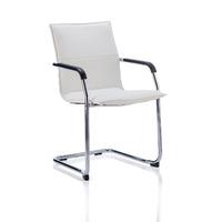 Echo White Reception Chair