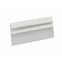 Eco DL Envelopes Recycled Wallet Self Seal Window 90gsm White Pack of