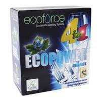 Ecoforce 4 in1 Dishwasher Tablets - 1 x Pack of 100 Tablets 38018