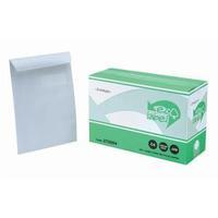 Eco C4 Envelopes Recycled Pocket Self Seal Window 90gsm White Pack of