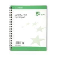 Eco Spiral Pad 228x177mm Pack 10 938284