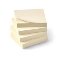 Eco Recycled Notes 38x51mm Yellow Pack 12 938179