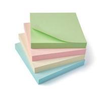 Eco Repositionable Notes 76x76mm Re-Move Pastel Pack 12 938187