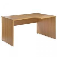 Eco 1380 RH Ergonomic Desk Beech
