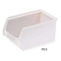 Eco Plastic Containers / Bins 132h x 205w x 350d - Pack of 10