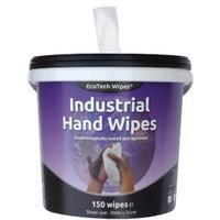 EcoTech Industrial Hand Wipes 300x250mm Pack of 150 EBMH150