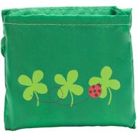 eco bag green clover pattern