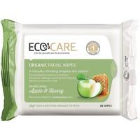 ecocare apple honey face wipes 25 wipes