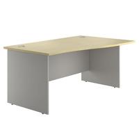 Eco Panel End Wave Desk 1200 Right Maple