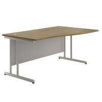 Eco Cantilever Wave Desk 1200 Right Walnut