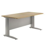 Eco Premium Rectangular Desk W 1600mm Oak