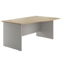 Eco Panel End Wave Desk 1200 Right Oak