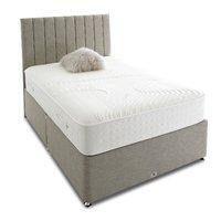 Eco Rest Divan Set - 2 Drawer - Platform Top - Small Double - Stone