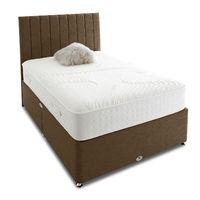 Eco Rest Divan Set - No Storage - Platform Top - Double - Chocolate