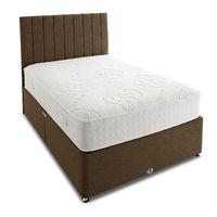 Eco Comfy Divan Set - No Storage - Sprung Edge - Double - Chocolate