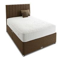 Eco Cosy Divan Set - No Storage - Sprung Edge - Small Double - Chocolate