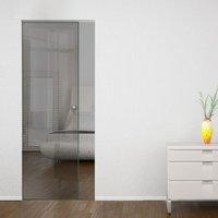 eclisse 10mm grey tinted glass syntesis pocket door no design