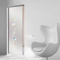 Eclisse 10mm Brio Murano Design on Clear or Satin Glass Syntesis Pocket Door