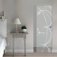 Eclisse 10mm D.B. Murano Design on Clear or Satin Glass Syntesis Pocket Door