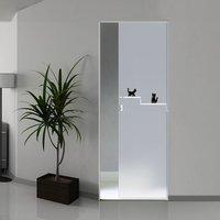 Eclisse 10mm Domus Murano Design on Clear or Satin Glass Syntesis Pocket Door