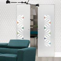 eclisse 10mm ala murano design on clear or satin glass syntesis double ...