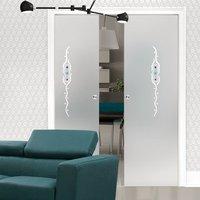 eclisse 10mm rivolo murano design on clear or satin glass double pocke ...