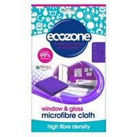 Ecozone Microfibre Window &amp; Glass Cloth pack of 1
