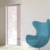 eclisse 10mm stampe 2 sandblasted design on clear or satin glass synte ...