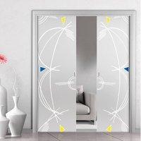 eclisse 10mm db murano design on clear or satin glass double pocket do ...