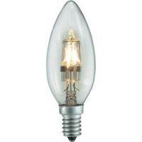 Eco halogen 97 mm Sygonix 230 V E14 42 W Warm white EEC: C Candle shape dimmable 1 pc(s)