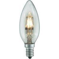 Eco halogen 97 mm Sygonix 230 V E14 18 W Warm white EEC: C Candle shape dimmable 1 pc(s)