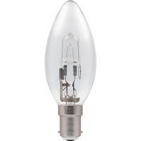 eco halogen 28w candle 35mm sbc clear ecan28csbc