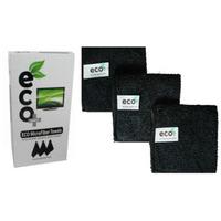 ECOmoist 3x Microfibre Cleaning Cloth for Camera Lens Laptop Phone