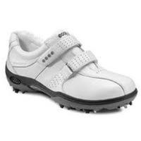 ecco casual pitch ladies velcro golf shoes white