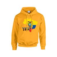 ecuador 2014 country flag hoody yellow kids