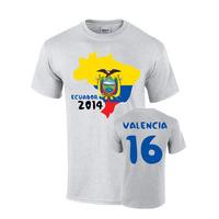 ecuador 2014 country flag t shirt valencia 16