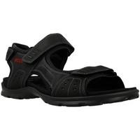 ecco utah boyss childrens sandals in black