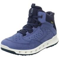 ecco cool kids hi mens shoes high top trainers in blue