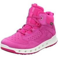 ecco cool kids hi mens shoes high top trainers in pink