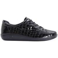 ecco soft 20 womens shoes trainers in black