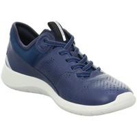 ecco soft 5 womens shoes trainers in blue