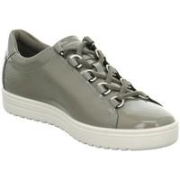 ecco fara lack womens shoes trainers in grey