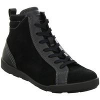 ecco crisp ii womens shoes high top trainers in black