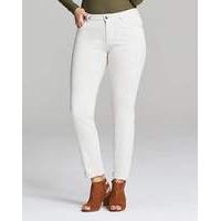 Ecru Sadie Relaxed Slim Leg Jeans Long