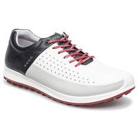 ecco mens biom hybrid 2 golf shoe whiteconcreteblack