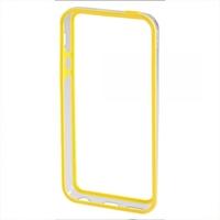 Edge Protector Mobile Phone Cover for Apple iPhone 5C Yellow/Transparent