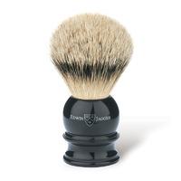 Edwin Jagger Ebony Silver Tip Medium Shaving Brush